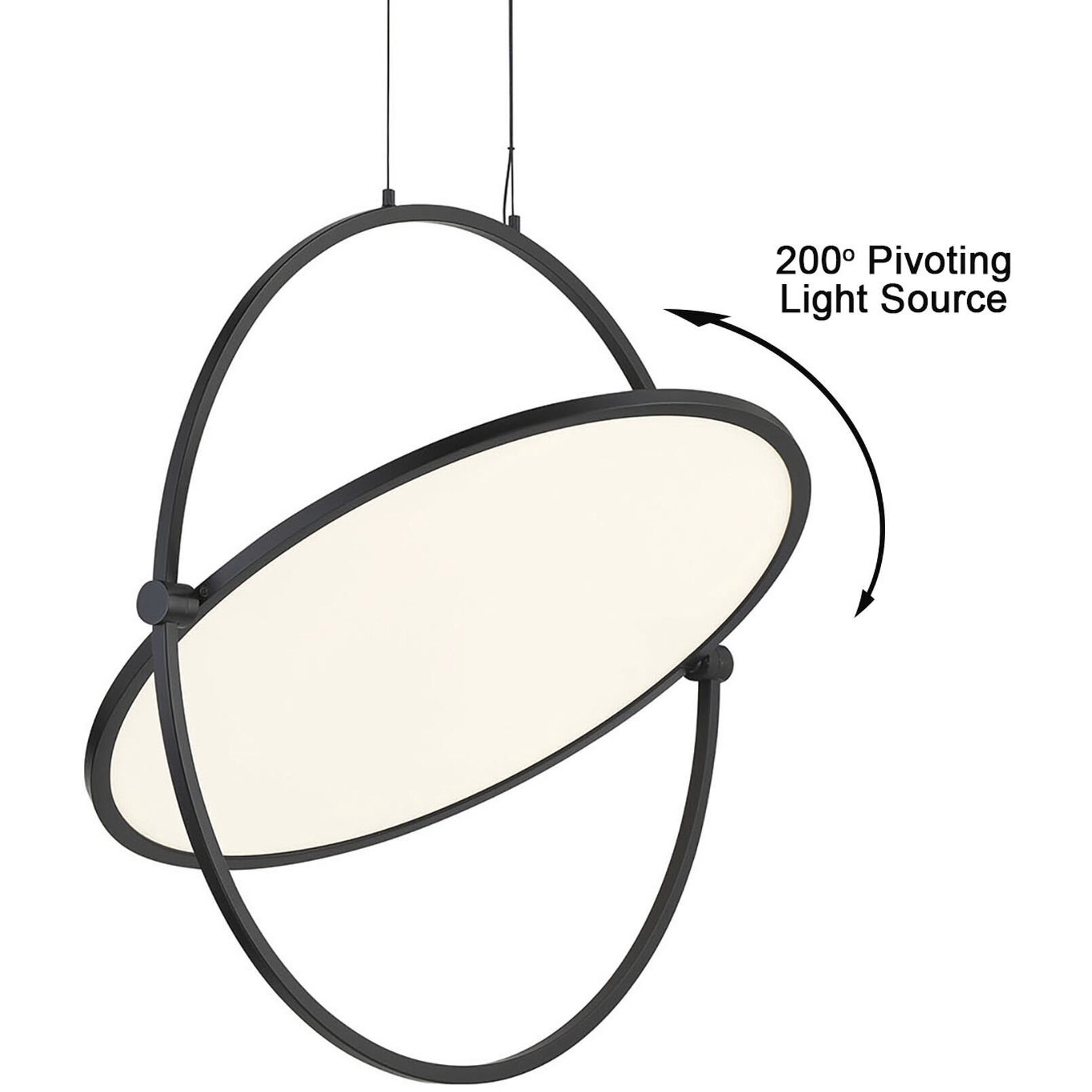 Studio 23 LED 24.38 inch Coal Pendant Ceiling Light